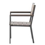 Ligstoelen Kudo II (2-delige set) aluminium/polyhout