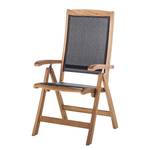 Chaise de jardin Teak Line Agia I Bois Teck marron teck Chaise en Dossier haut