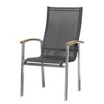 Chaise jardin Teakline Exkl. (lot de 2) Lot de 2 - Textilène / Acier inoxydable