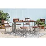 Gartenstuhl Teakline Premium (2er-Set) Teakholz massiv / Edelstahl