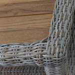 Gartentisch Almada Teak massiv / Polyrattan - Teak / Beige