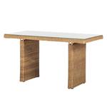 Table de jardin Calla Millor Cannage Lloyd Loom Marron Polyrotin