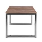 Table de jardin Concept Neo Antique II Teck / Acier inoxydable