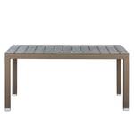 Table de jardin Facil Polyrotin cappuccino / Polywood  gris