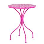 Gartentisch Fleury I Metall - Pink