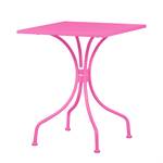 Table de jardin Jovy Métal rose vif