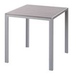 Gartentisch Kudo II Polywood / Aluminium - Grau / Platingrau