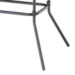 Table de jardin Linu Verre / Aluminium - Noir