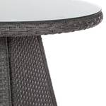 Table de jardin Paradise Lounge I Polyrotin gris