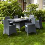 Table de jardin Paradise Lounge II Polyrotin gris