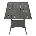 Table de jardin Paradise Lounge III Polyrotin gris