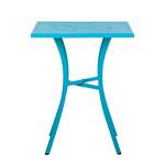 Table de jardin Pini Métal turquoise