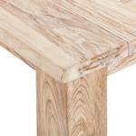 Table de jardin Strandgut VI Teck massif - White Wash