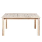 Gartentisch Strandgut VII Teakholz massiv - White Wash