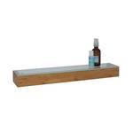 Wandplank met glas 55cm Arena bamboe