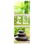 Print Garden Wellness I achter glas - 30x80cm