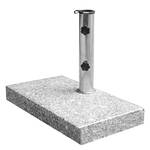 Parasolvoet roestvrij staal/graniet - chroom/graniet