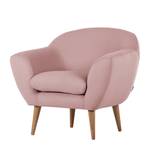 Fauteuil Villy Tissu structuré Mauve