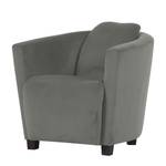 Fauteuil Ludes microvezel - Grijs