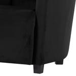 Fauteuil Ludes Microfibre Noir