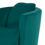 Fauteuil Ludes microvezel - Petrolblauw