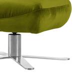 Sessel Chassy Microfaser Avocado - Mit Hocker