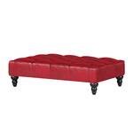 Hocker Colorete Struckturstoff Rot