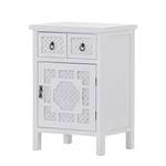 Commode Dothan Sapin partiellement massif Blanc vintage