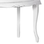 Console d'appoint Old State I Bois de mahagoni massif Blanc vintage