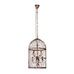 Hängeleuchte Cage Chandelier Eisen/Glas - Durchmesser: 40 cm