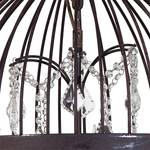 Hanglamp Cage Chandelier metaal/glas - 56cm