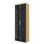 Armoire murale Alavere Anthracite / Chêne blanc