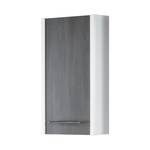 Armoire suspendue Anthony I Structure en imitation graphite / blanc brillant