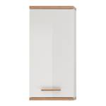 Armoire suspendue Quickset 923 I Blanc / Imitation chêne Riviera