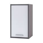 Armoire suspendue Blanc / Basalte