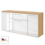 Hangende schoenenklepkast Alavere II Wit/bianco Eikenboom