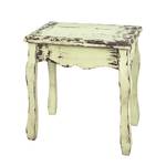 Tavolino loire vintage i Beige - Materiale a base lignea - Legno massello - 44 x 44 x 32 cm