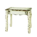 Table d'appoint Loire Vintage II Beige - Bois manufacturé - Bois massif - 50 x 50 x 35 cm