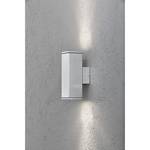 Halogen Wandleuchte Monza Up & Down Aluminium/Glas 2-flammig