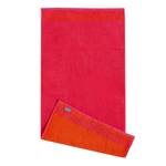 Serviettes de toilette Borgo Coton - Rouge