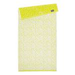 Lot de 2 serviettes de toilette Jackson Coton - Citron vert / Crème