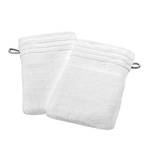 Handtuch Tom Tailor Baumwollstoff - Weiß - Waschhandschuh: 16 x 22 cm
