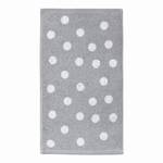 Serviette de toilette Day Dots Étoffe de coton - Blanc / Argenté