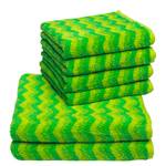 Serviettes de toilette Zonza Coton - Vert