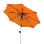 Harlem 270 Sonnenschirm Aluminium/Polyester - Anthrazit/Mandarine