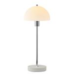 Lampe Vienda Verre / Métal - 1 ampoule - Chrome / Blanc