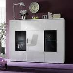 Buffet Corana 3 portes - Blanc brillant - Sans éclairage