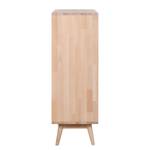 Highboard FINSBY deels massief beukenhout - Beukenhout - Wit geolied beukenhout