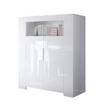 Highboard Gladiolo Hoogglans wit/wit - Met verlichting