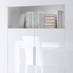 Credenza Gladiolo Bianco lucido / Bianco - Con illuminazione